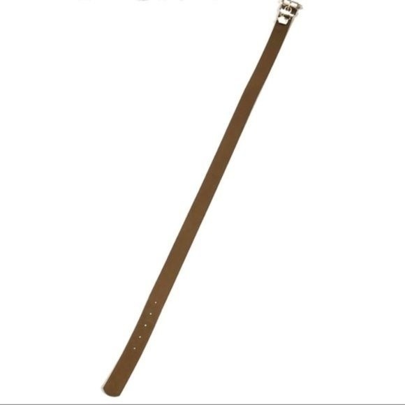 Kenneth Cole Reaction Embossed mirror gold Belt - Picture 5 of 8